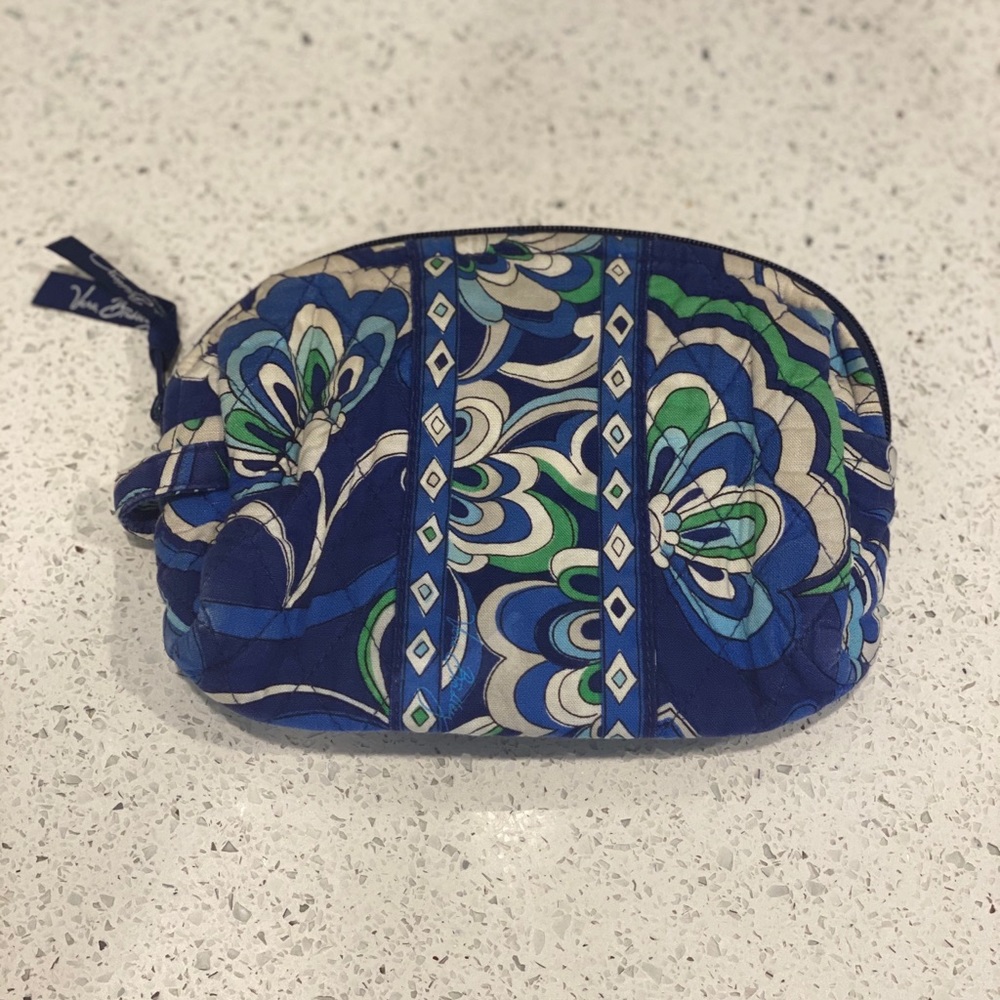 Vera Bradley Mediterranean Blue Small Cosmetic Bag